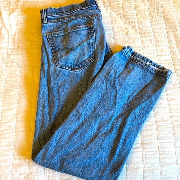 Levi’s 505 straight leg denim jeans 34x32 - Picture 2 of 8